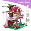 Non-Toxic City Tree House Summer Holiday Villa Castle Building Blocks Sets Figures Garden Street View Diy Toys For Kids Children Birthday Gift