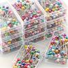 98pcs Mixed Color Metallic Beaded Sewing Pins,Large Head Positioning Pins.for Sewing,Tailoring,Quil.Sewing Supplies Accessories