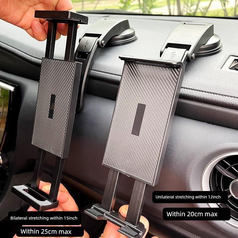Folding Screen Suction Cup Navigation Mount for Dashboard Air Vent 7-15inch Tablet Car Holder for Mobile Phone