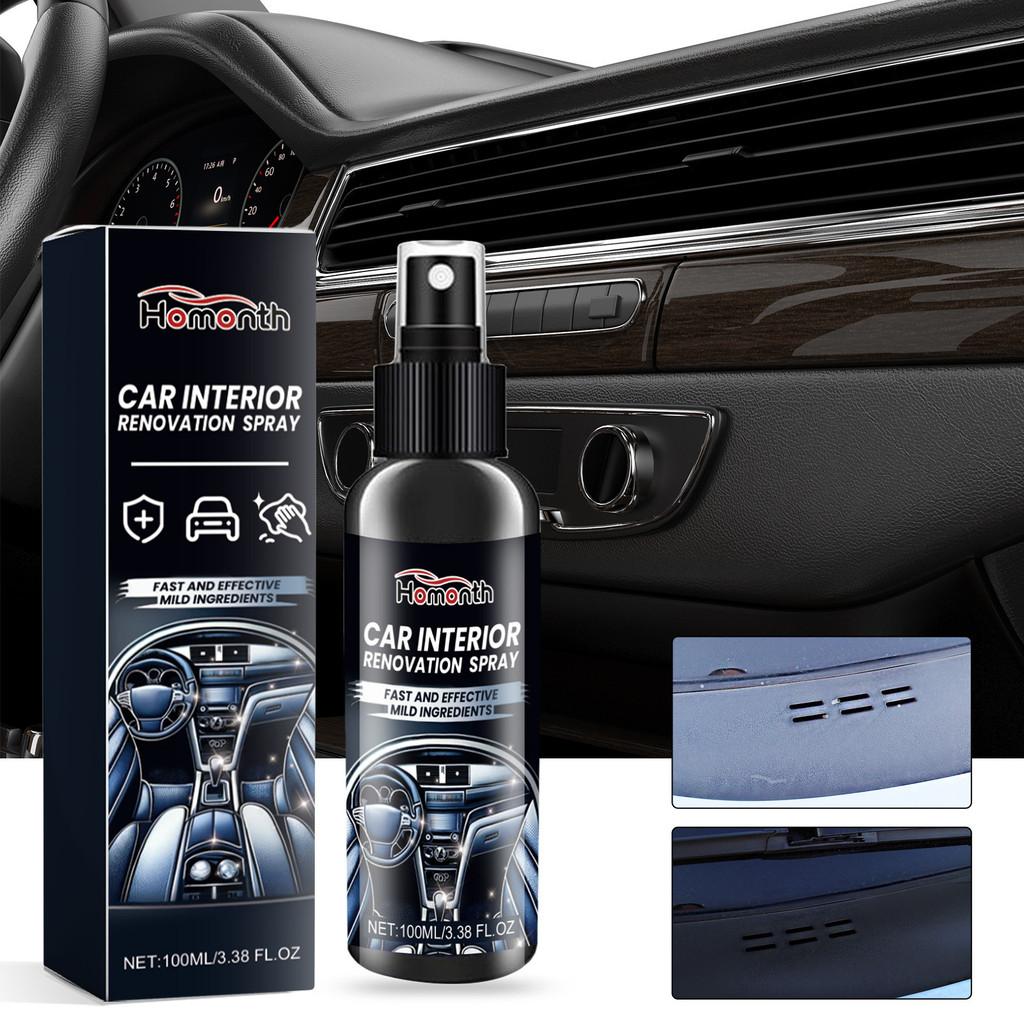 Homonth Car Interior Renovation Spray For Seats Dashboard Upholstery Cleaning And Maintenance 100ml