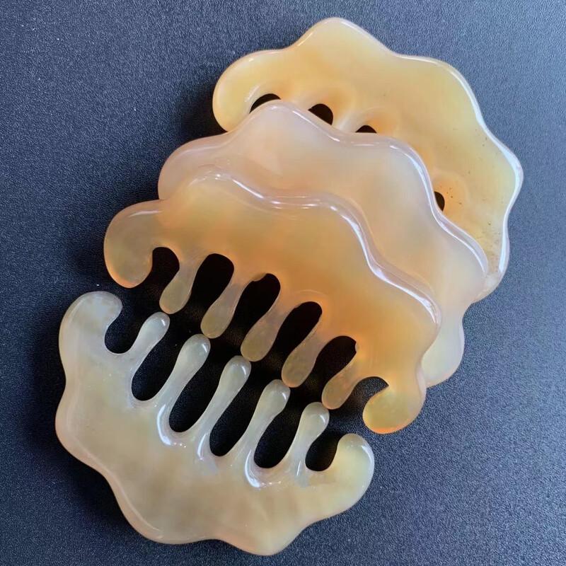 Sheep Horn Wide-Tooth Head Massage Comb