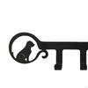Decorative Key Hooks Metal Hanger Organizer Rack Hat 4 Purse Towel Holder for Entryway