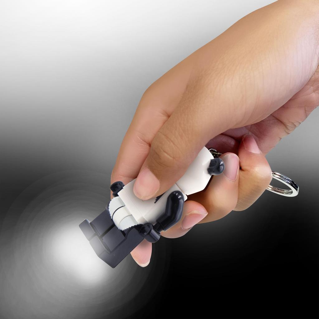 LEGO Minifigure - Large 3-inch Tall Figure Keychain Light - Panda Guy (