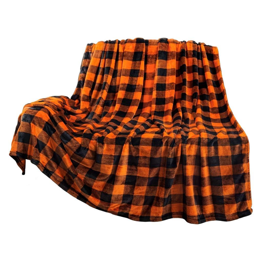 Halloween Flannel Blanket for Couch Bedroom Decor Soft Throw Blanket