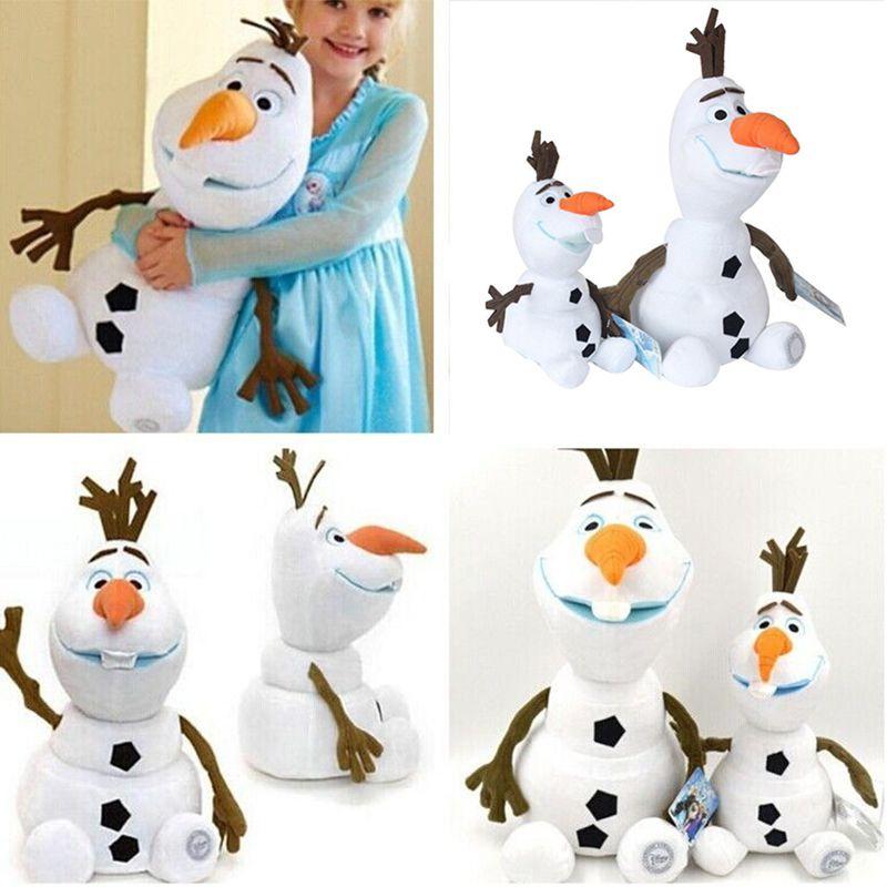 Adorable 12-18" Olaf Snowman Doll Soft Plush Toy Perfect For Kids Baby Gifts