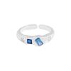 Copper Ring Adjustable For Women Showcasing Colorful Zircon Stones In Eyecatching Geometric Design For 2023