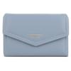 FORRICA Women's Elegant Zip Wallet with Coin Purse and PU Leather Billfold, Popular Mini Clutch Bag, Gift Box Included, Blue
