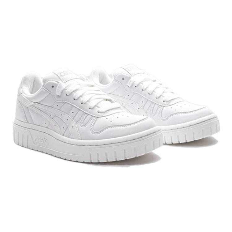 Asics Court Mz Classic Retro Low Top Kids Skate Shoes Kids Skate Shoes White 1204A126-101