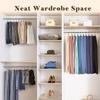 10pcs Stainless Steel Pant Hangers with Hooks - Heavy-Duty Laundry Clips, Space-Saving Multifunctional Storage for Jeans