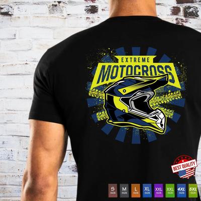 Extreme Motocross Tee Racing MX Shirt Motor Dirt Bike Racer Speedway Motorcycle