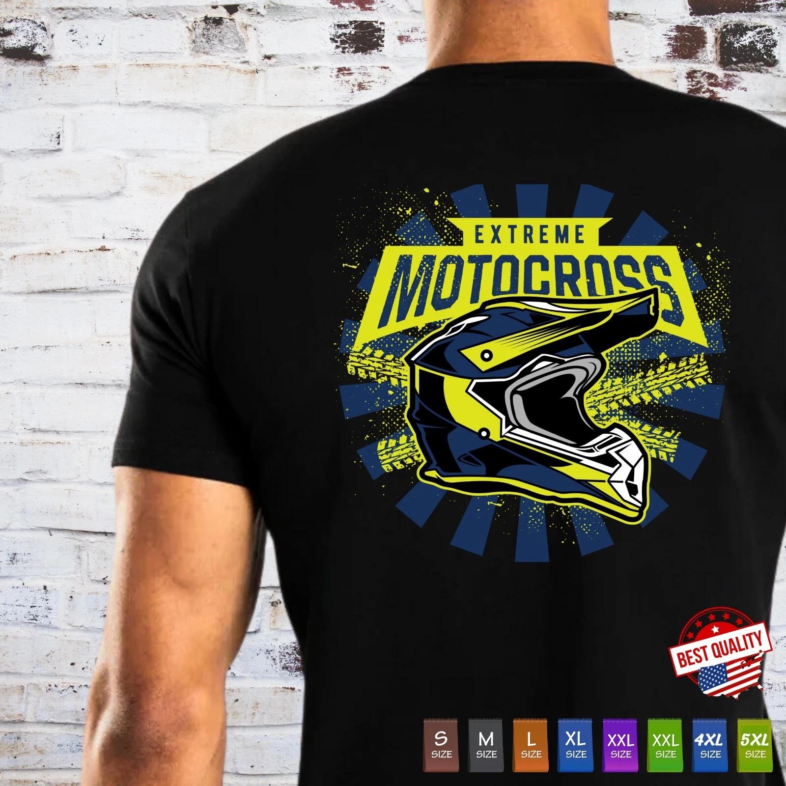 

Extreme Motocross Tee Racing MX Shirt Motor Dirt Bike Racer Speedway Motorcycle S