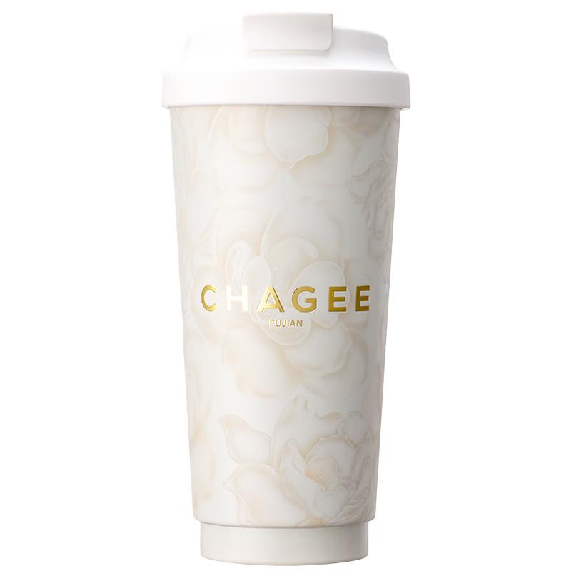 CHAGEE Город Фуцзянь Ограниченная серия Термокружка из дехуаского фарфора с цветами