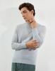 IKALOOK Merino Wool Basic Mock Neck Knit Tee Bnit102