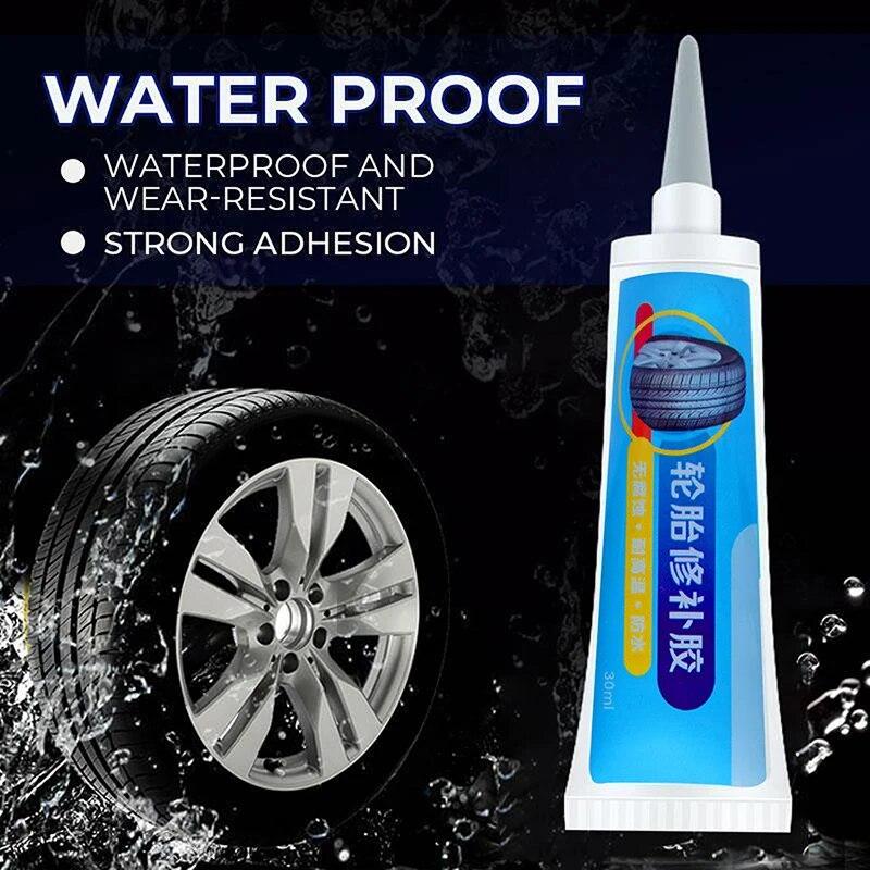 2Pcs Tire Repair Black  Glue Liquid Strong Rubber Wear-resistant Non-corrosive Adhesive Instant Bond Leather