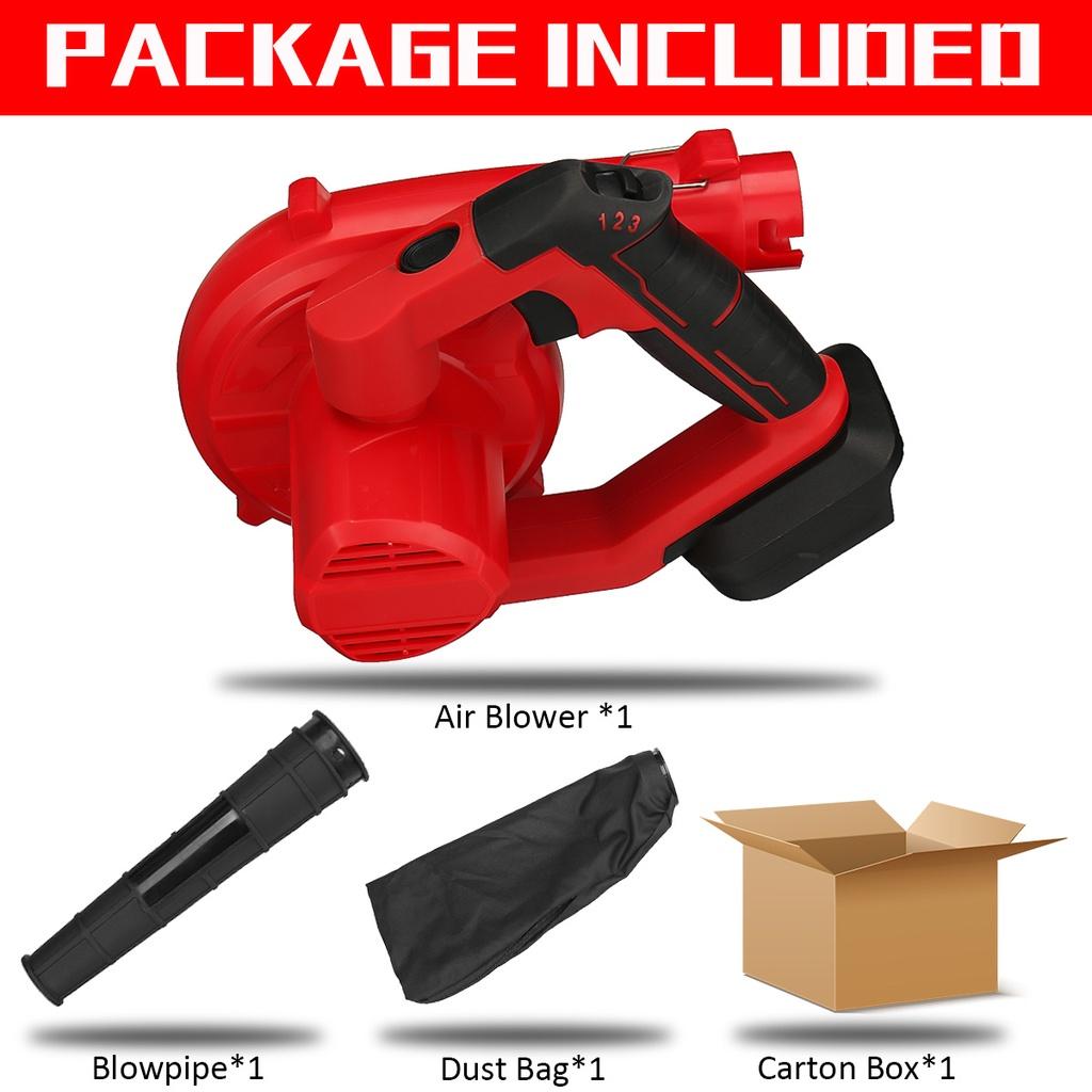 Cordless Electric Air Blower Suction Portable 180°Rotation Air Blower Handheld Leaf Dust Cleaner For 18V Battery 2 IN 1 98VF 2200W