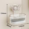 Powerful Suction Soap Dish for Bathroom and Kitchen Organization