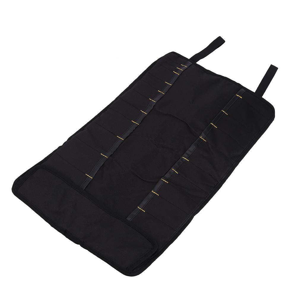 Hardware Mechanics Tool Set Socket Hand Tool Sets Reel Rolling Tool Pouch Bag Red