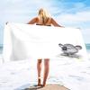 Cartoon Koala Strandtuch Mikrofaser Kawaii Wildes Tier Badetücher Schnelltrocknend Schwimmbadtücher Fitnessstudio Poolside Sonnenliege Überwurfdecke