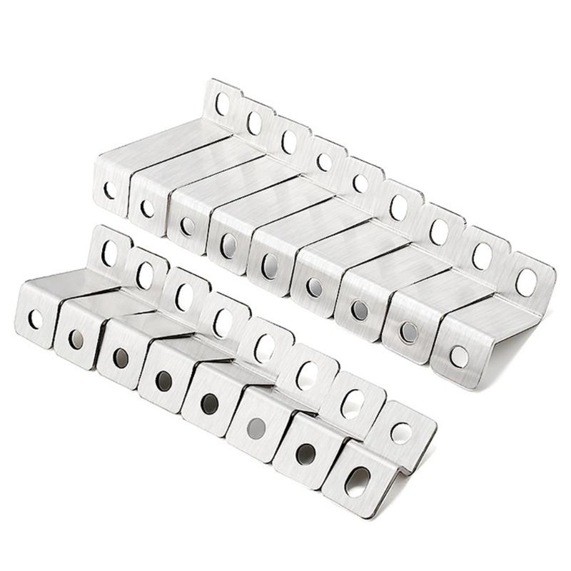 Ultra-Reinforced Z Shaped Corner Brackets With U Clamp Design For Tarnish Resistant Structural Support