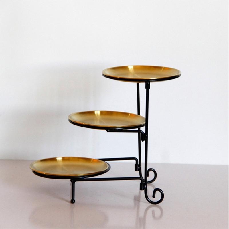 Elegant 3 Tiered Cake Display Stand Detachable Sweet Holder Serving Platter for Dessert Cupcakes Fruits and Snacks
