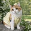 Soft Cat Princess Skirt Breathable Puppy Dresses Cat Pretty Dress Pet Suspenders  Party