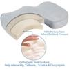 Kissen Langsam Rebound Taille Unterstützung Set für Home Office Health Care Stuhl Pad Bambus Faser Memory Foam Sitzkissen Zurück