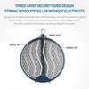 Rechargeable Flycatcher Electric Fly Swatter Racket 2 In 1 Design Electric Fly Insect Bug Zapper Bat Insect Fly Swatter Racket