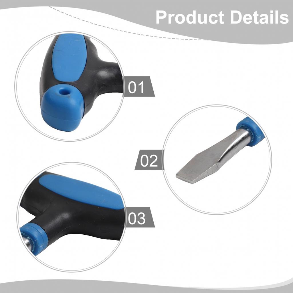 T Shape Handle Flat Head Screwdriver Perfect for Electronic Device Repairs