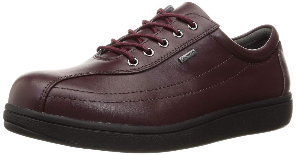 Asahi Top Dry Women's Waterproof Gore-Tex Rain Sneakers (Model TDY-7302), Burgundy, Size 25.0 Cm, 3E