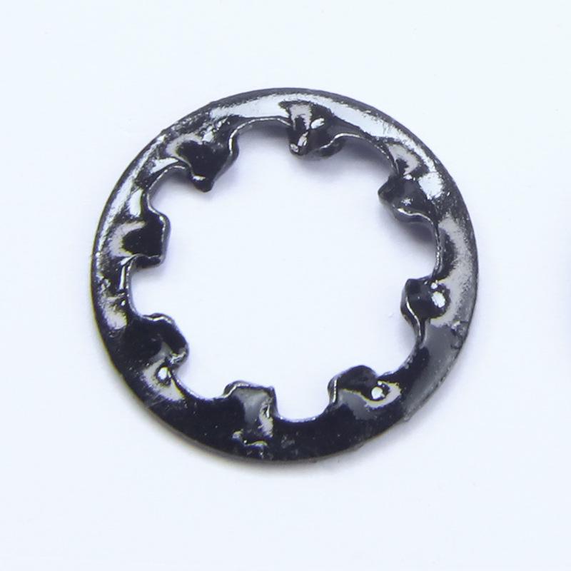304 Stainless Steel Black Serrated Lock Washer M3/M4