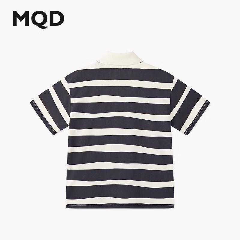 MQD Boys  Striped Polo Shirt 130cm
