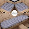 Winter Rabbit Fur Plush Car Seat Cushion - No Backrest, Thickened, Three-Piece Set with Free Shipping