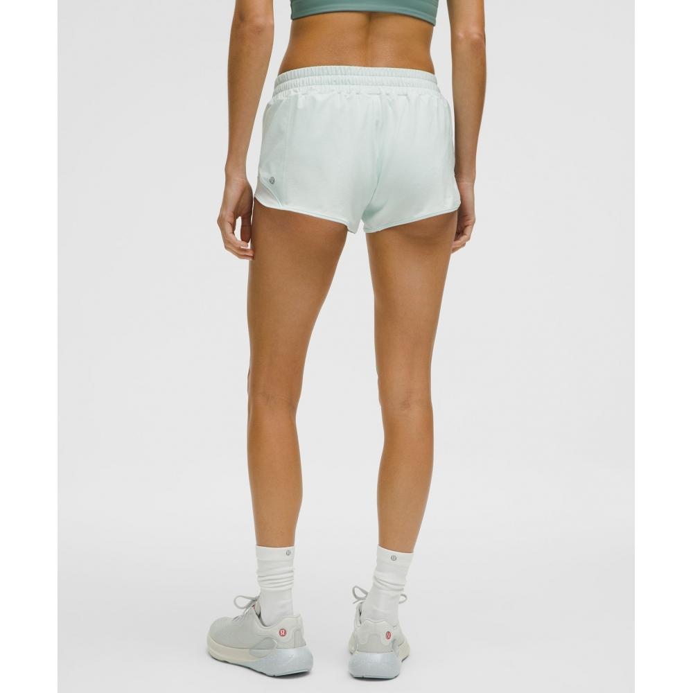 Lululemon Hotty Hot Low Rise Lined Short 2.5  Mint Breeze