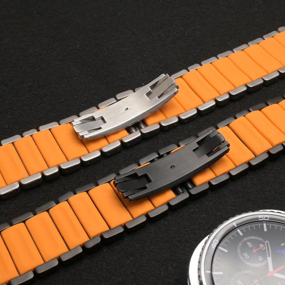 Titanium Fluoroelastomer Rubber Band for Samsung Galaxy Watch Ultra 2025 47mm 8/8Classic 40/44mm 46mm Strap For GALAXY Ultra 47