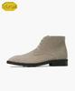 Firenze Atelier [Vibram] Semi-Square Standard Suede Chukka Boots 7200-Qs [Ash Beige]