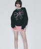 RONRON Big Ribbon Line Sweatshirt Black