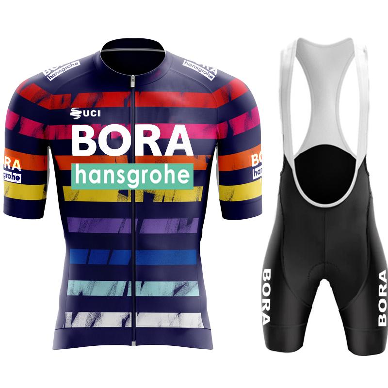 Mens Cycling Clothes Uniform Complete 2025 Men's Pants Gel Bicycle Equipment Jersey Man Summer Clothing Mtb Shorts Set