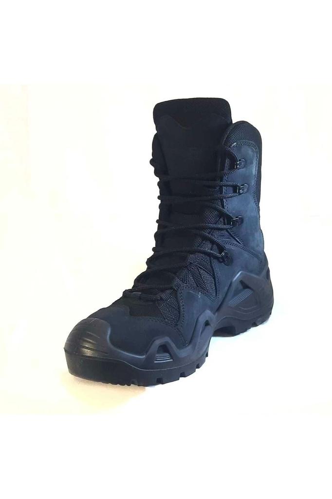 Women's Genuine Leather Power Black Outdoor Tactical Genuine Leather Water Repellent Military & Police Special Operations Boots