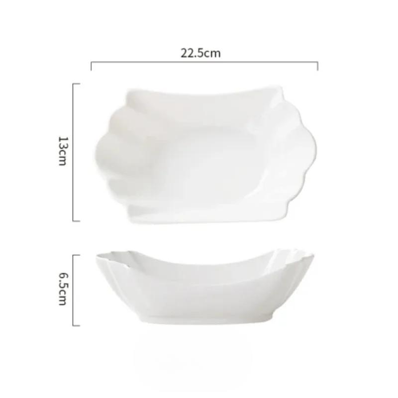 

Современная белая фарфоровая миска необычной формы, домашняя обеденная суповая миска, расписанная золотом керамическая посуда, нерегулярная тарелка для ресторана