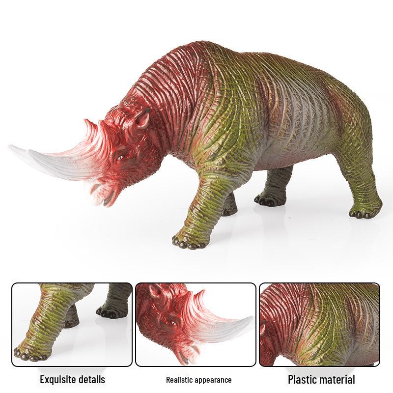 Prehistoric Beast Toy Model - Solid Heavy-Footed Animal Replica for Boys & Girls, Paleontological Display & Gift