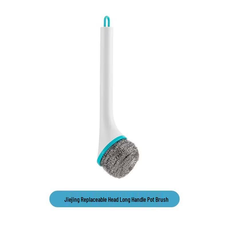 CHAHUA Replaceable Head Long-Handle Pot Brush