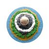 3D Printed Island Ornament Dinosaur Egg Island Figurine Statue Home Office Desktop Miniature Fantastic Island Model Decoration
