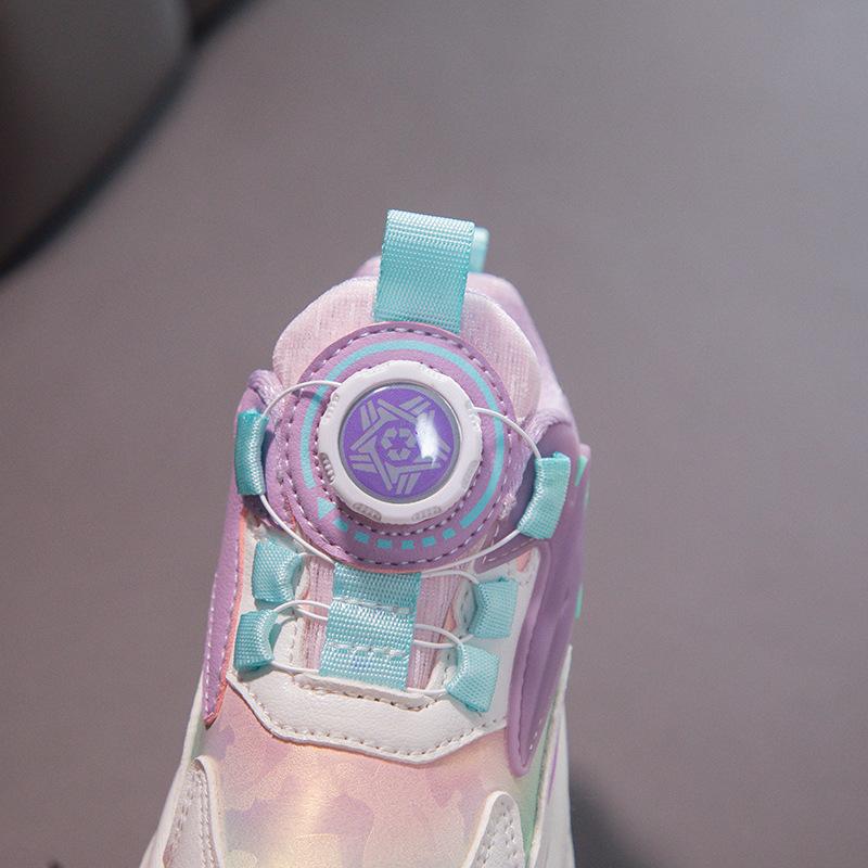 Mote Koreanske Barnesko Løpesko Vår og Høst Nye Lær Vanntett Myk Såle Komfortable Sportssko