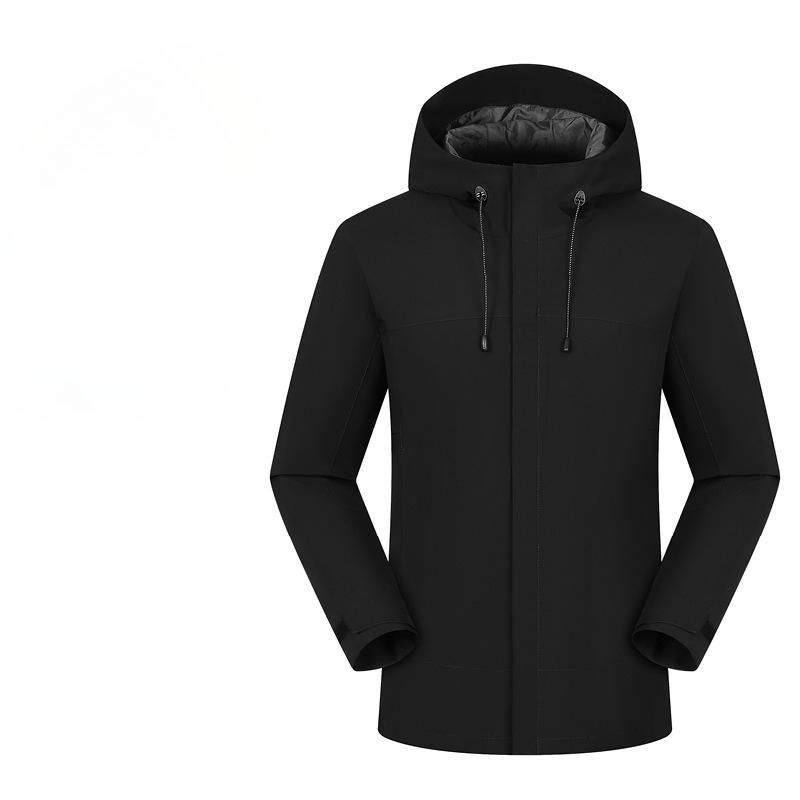 New Autumn and Winter Jacket Men's Regular Jacket Contrasting Color Fashion Outdoor Sports Mountaineering Windbreaker Men and Women