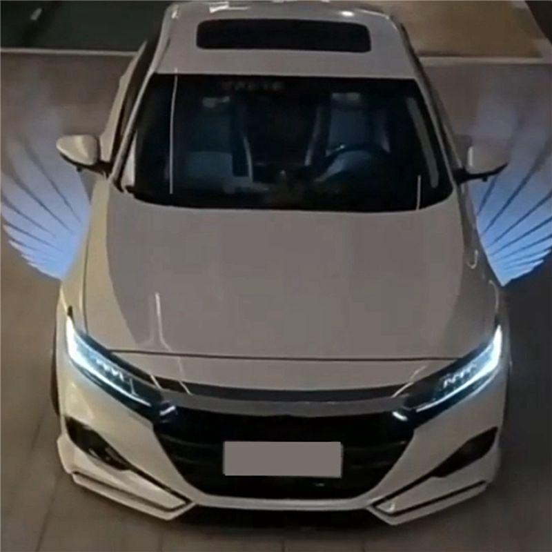 Car Side Rearview Mirror Welcome Lights Angel Wing Universal LED Projector Laser Light Ambient Lighting Parts Accessories