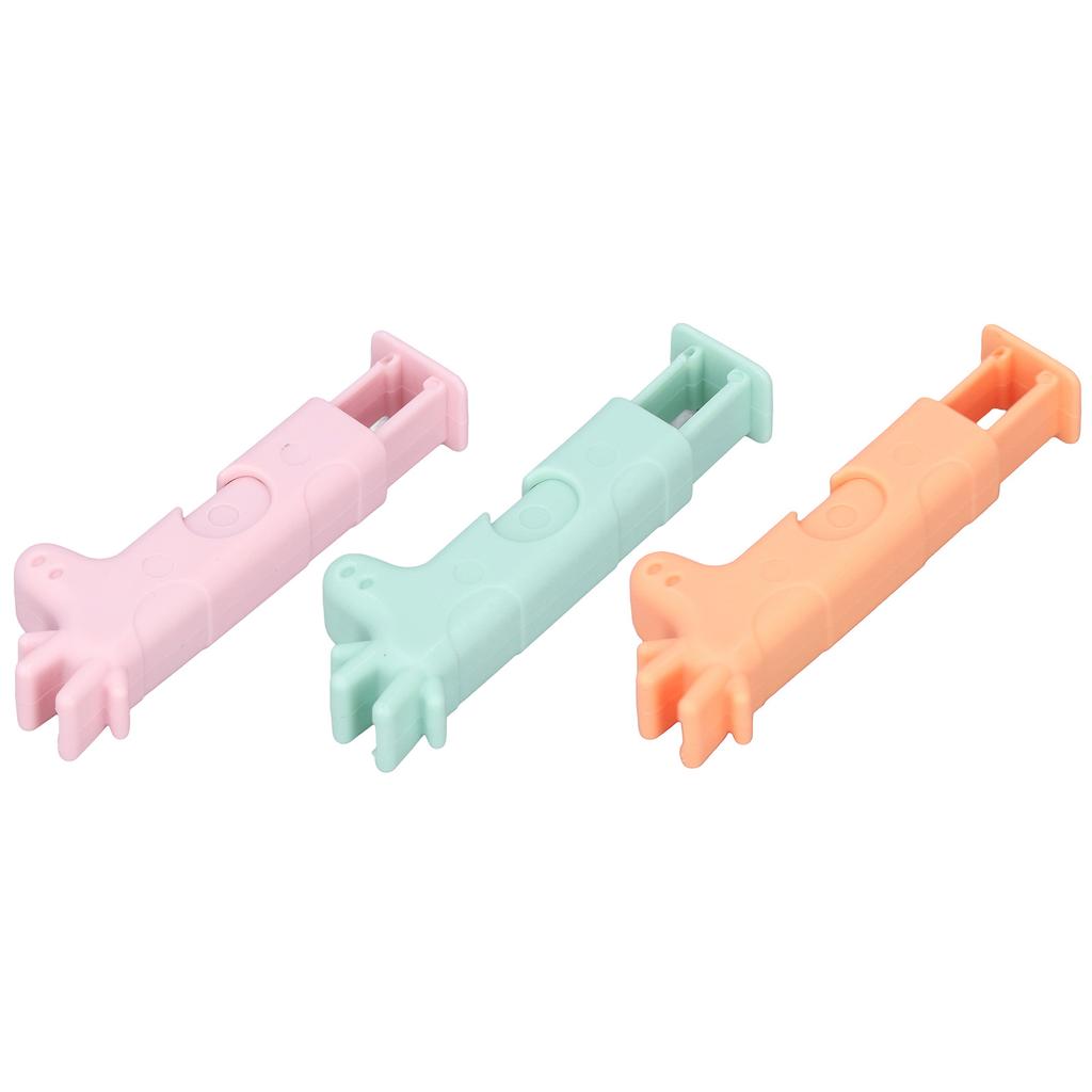Sealing Clips Strong Clamping Force Moisture Proof Giraffe Look Plastic Bag Clips for Food Storage B
