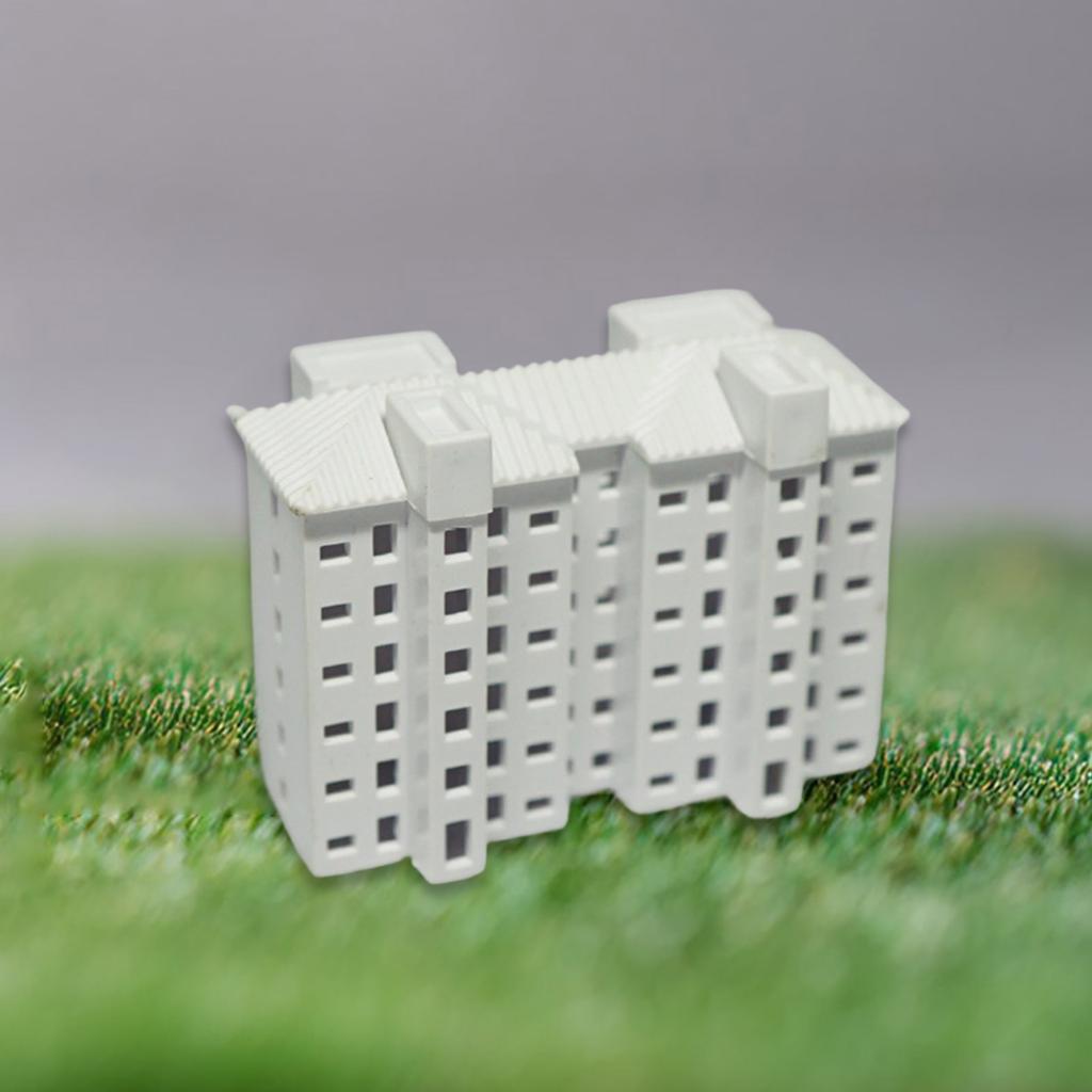 N Scale 1:500 Apartment Building Assembling Model Outland Realism Scene Sand Table Buildings Model for Spray Painting