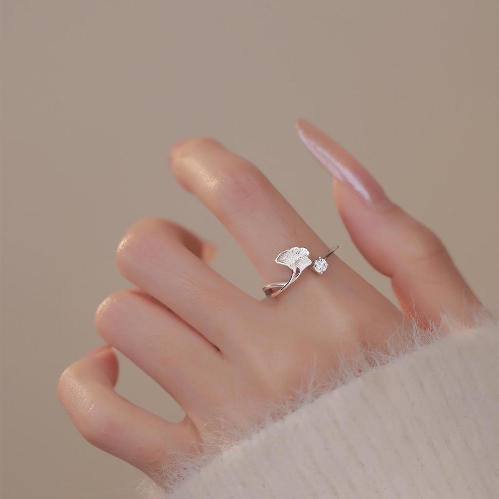 Apricot Ring: Women's Stylish Adjustable Chinese Style Stackable Ring