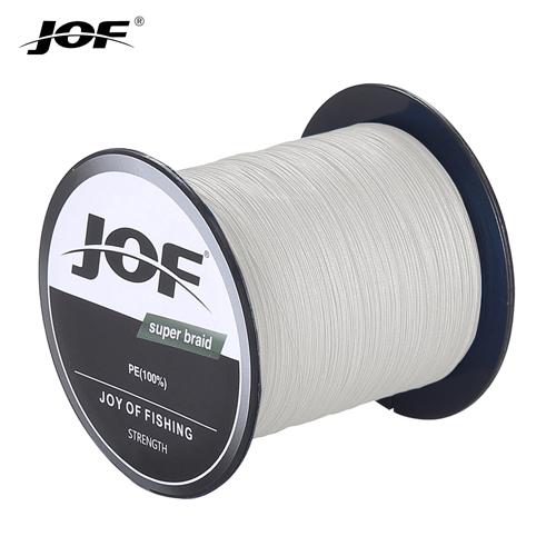 JOF PE 4 Braided Wire Portable Green and Yellow Smooth Fishing Line for Floating in Streams Lakes Rivers
