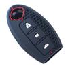 Silicone Key Case For Nissan Tiida Qashqai J11 J10 Micra Kicks Altima X-Trail Fuga Navara Leaf Note Sentra Murano Car Key Cover